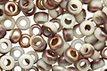TOHO Frosted Light Beige Apollo Hybrid Round 8/0 Seed Bead