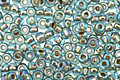 TOHO Rainbow Aqua (with Gold Lining) Round 11/0 Seed Bead