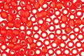 TOHO Light Siam Ruby (with Frosted Silver Lining) Round 11/0 Seed Bead