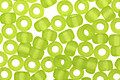 TOHO Transparent Frosted Lime Green Round 8/0 Seed Bead