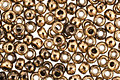 TOHO Gilded Marble Black Round 11/0 Seed Bead