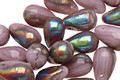 Czech Glass Metallic Lilac Teardrop 6x9mm