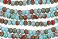 Czech Glass America Fire Polished Rondelle 2x3mm