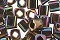 TOHO Metallic Rainbow Iris Cube 4mm Seed Bead