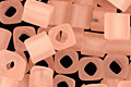 TOHO Transparent Frosted Rosaline Cube 4mm Seed Bead