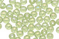 Czech Glass Luster Iris Olivine Round 4mm