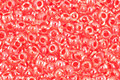 TOHO Crystal (with Tomato Lining) Round 11/0 Seed Bead