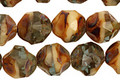 Czech Glass Toasted Marshmallow Chandelier Cut 8mm