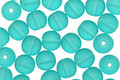 Czech Glass Matte Teal Round 6mm