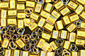 TOHO Crystal (with Yellow Lining) Triangle 11/0 Seed Bead
