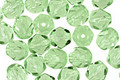 Czech Fire Polished Glass Peridot Round 6mm