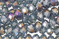 Montana Blue Peacock Crystal Faceted Rondelle 6mm