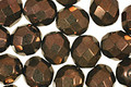 Czech Fire Polished Glass Dark Bronze Round 8mm