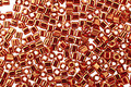 TOHO Gold Lustered African Sunset Cube 1.5mm Seed Bead