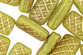 Czech Glass Lustered Chartreuse Patterned Rectangle 14x8mm