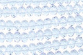 Ice Blue Crystal Faceted Rondelle 4mm