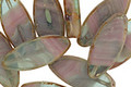 Czech Glass Spring Garden Horse Eye 18x8mm