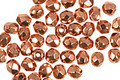 Czech Fire Polished Glass Copper Penny Round 3mm