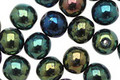 Czech Glass Iris Green Round 8mm