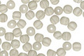 Czech Glass Matte Black Diamond Round 4mm