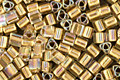 TOHO Rainbow Crystal (with Gold Lining) Triangle 11/0 Seed Bead