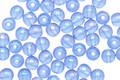 Czech Glass Luster Iris Sapphire Round 4mm