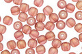 Czech Glass Matte Luster Transparent Rosaline Round 4mm