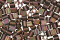 TOHO Frosted Metallic Iris Purple Triangle 11/0 Seed Bead