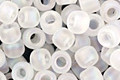 TOHO Transparent Rainbow Frosted Crystal Round 6/0 Seed Bead