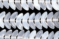 Czech Glass Milky White Small Angel Wings 4x10mm