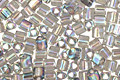 TOHO Transparent Rainbow Gray Triangle 11/0 Seed Bead