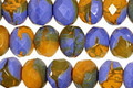 Czech Glass Mardi Gras Fire Polished Rondelle 6x9mm