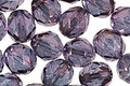 Czech Fire Polished Glass Luster Transparent Amethyst Round 8mm