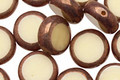 Czech Glass Lustered Bronze Bisque Coin 10mm