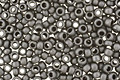 TOHO Matte Opaque Gray Round 15/0 Seed Bead