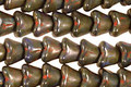 Czech Glass Deep Marina Bellflower 6x7mm