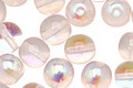 Czech Glass Rosaline AB Round 8mm