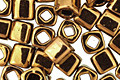 TOHO Antique Bronze Cube 4mm Seed Bead