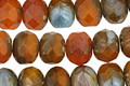 Czech Glass Harvest Moon Fire Polished Rondelle 6x9mm