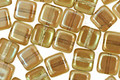 Czech Glass Chrysolite Celsian Square 6mm