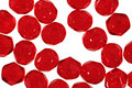 Czech Fire Polished Glass Siam Ruby Round 6mm