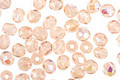 Czech Fire Polished Glass Rosaline AB Round 3mm