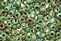 TOHO Turquoise Picasso Hybrid Round 11/0 Seed Bead