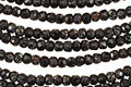 Czech Glass Black Magic Fire Polished Rondelle 2x3mm