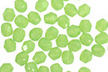 Czech Fire Polished Glass Milky Dark Peridot Round 3mm