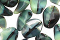 Czech Glass Calypso Green Petal 6x8mm