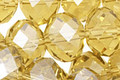 Honey Crystal Faceted Rondelle 14mm