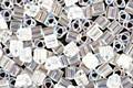 TOHO Transparent Rainbow Crystal Triangle 11/0 Seed Bead