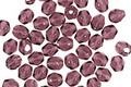 Czech Fire Polished Glass Amethyst Round 4mm