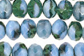 Czech Glass Seaside Fire Polished Rondelle 6x9mm